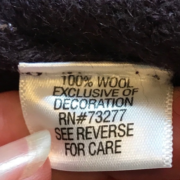 Croft & Barrow 100% Wool Cardigan – NWT, Metallic Ring Stitching - Picture 5 of 6